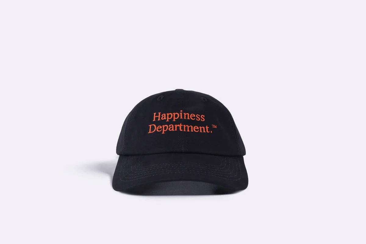 bbobbie happiness department dad cap in dark navy