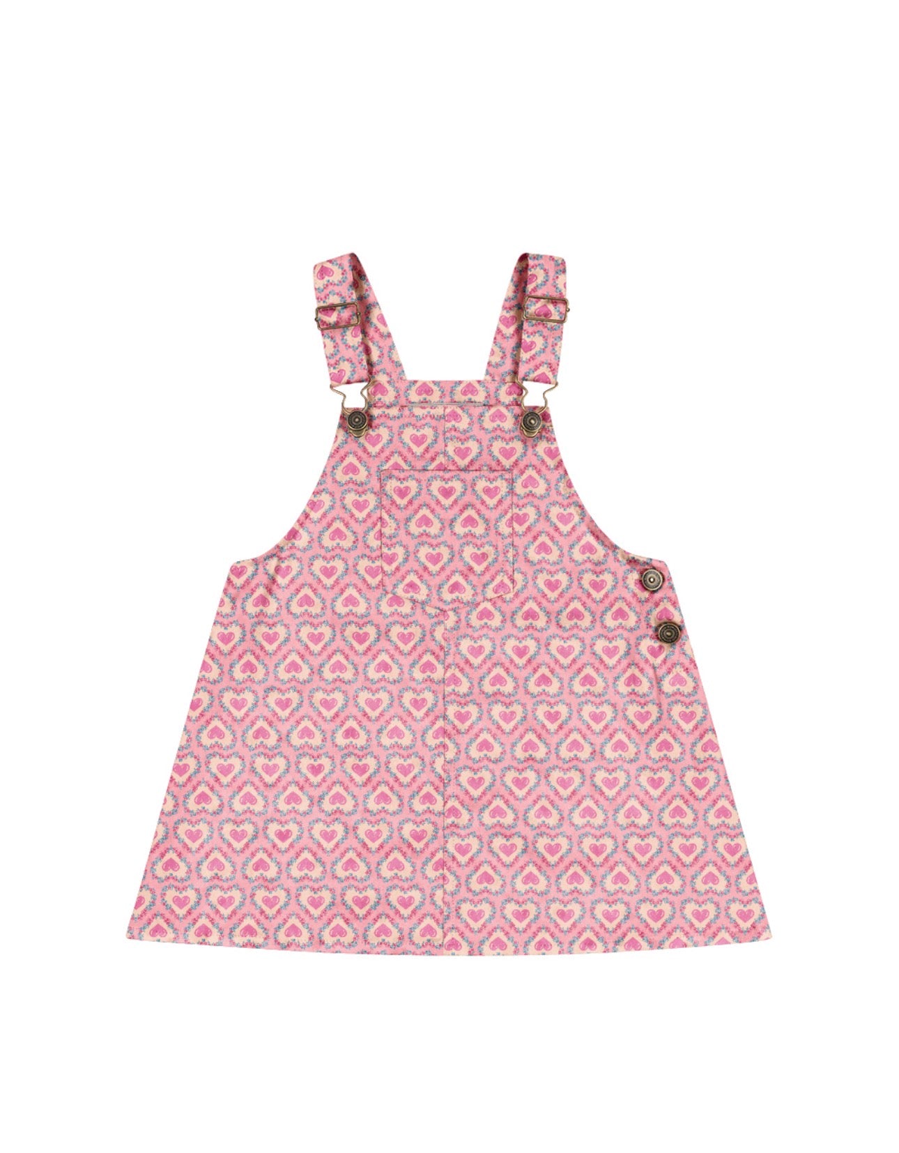 konges slojd frankie overall dress - felice rose