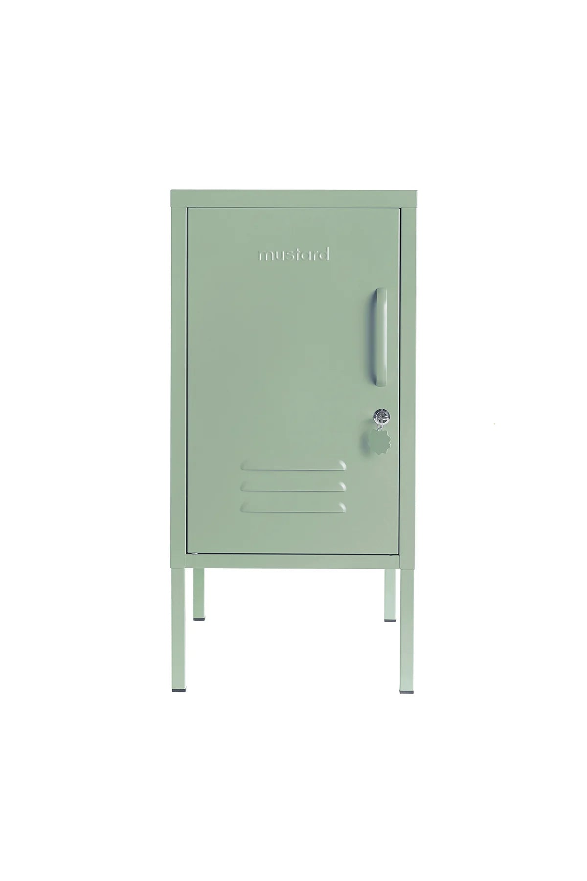 mustard made locker - the shorty in sage to the left