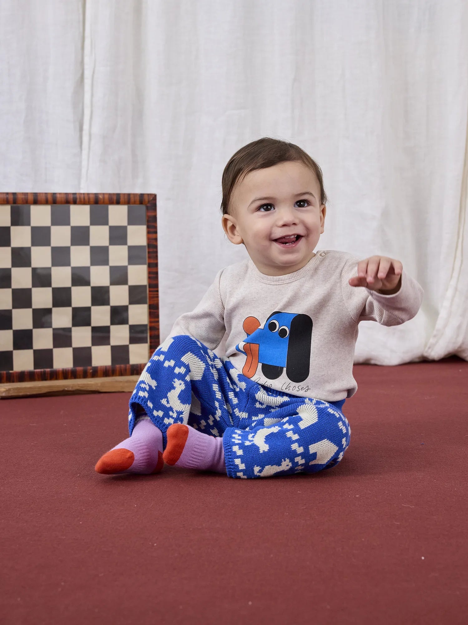 bobo choses baby game pawn short socks