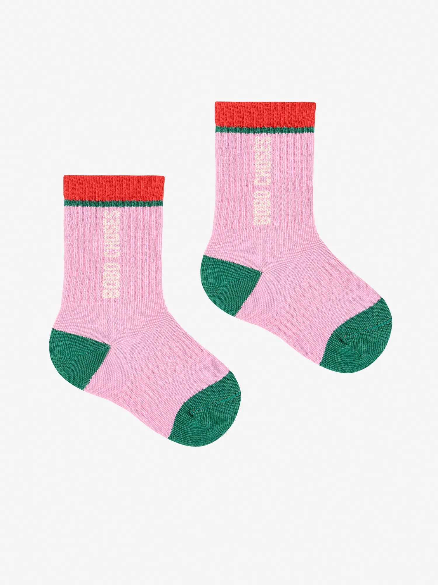 bobo choses baby colour block long socks