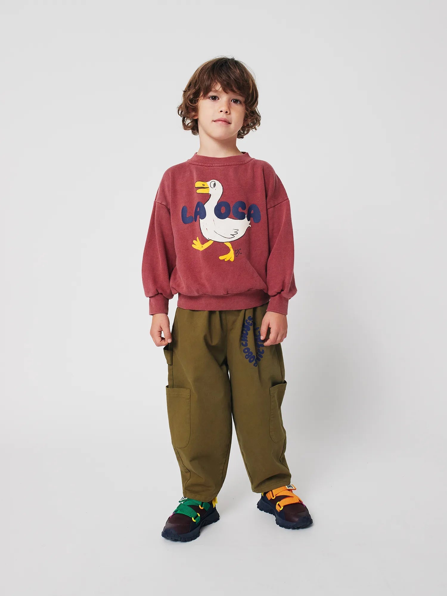 bobo choses tic tac toe woven cargo pants