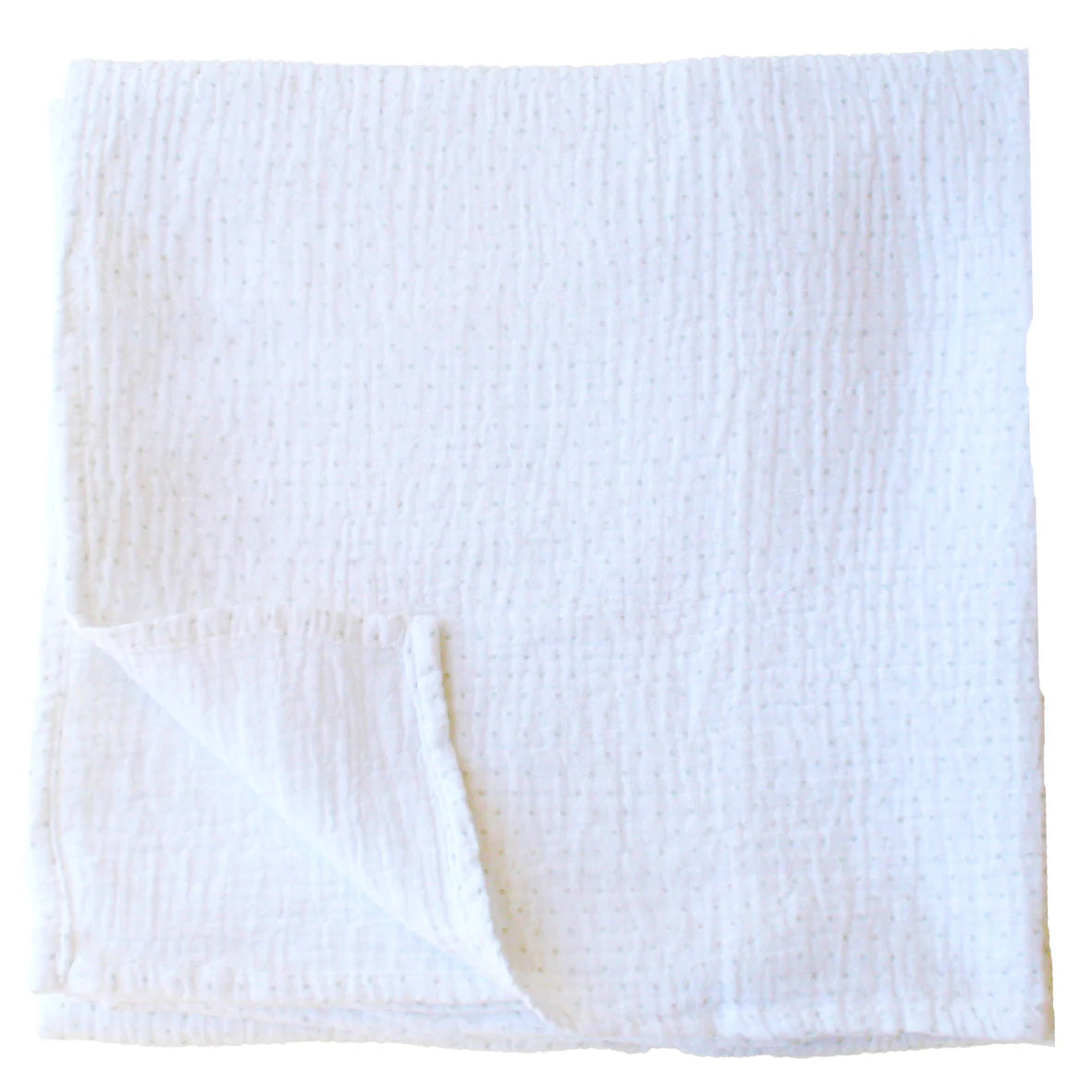 alimrose muslin swaddle - grey spot