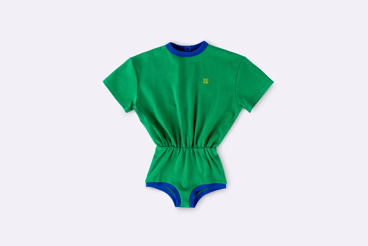 bbobbie pop playsuit - green / blue