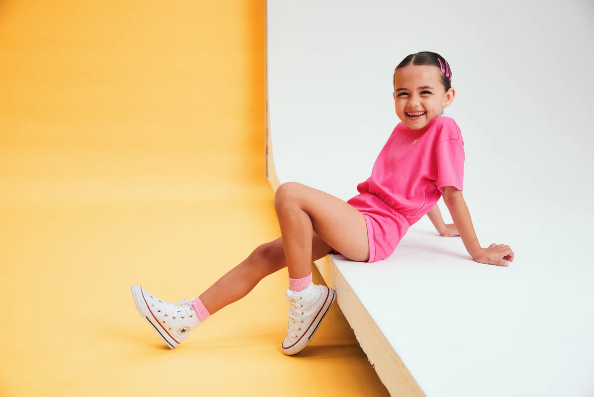 bbobbie pop playsuit - pink