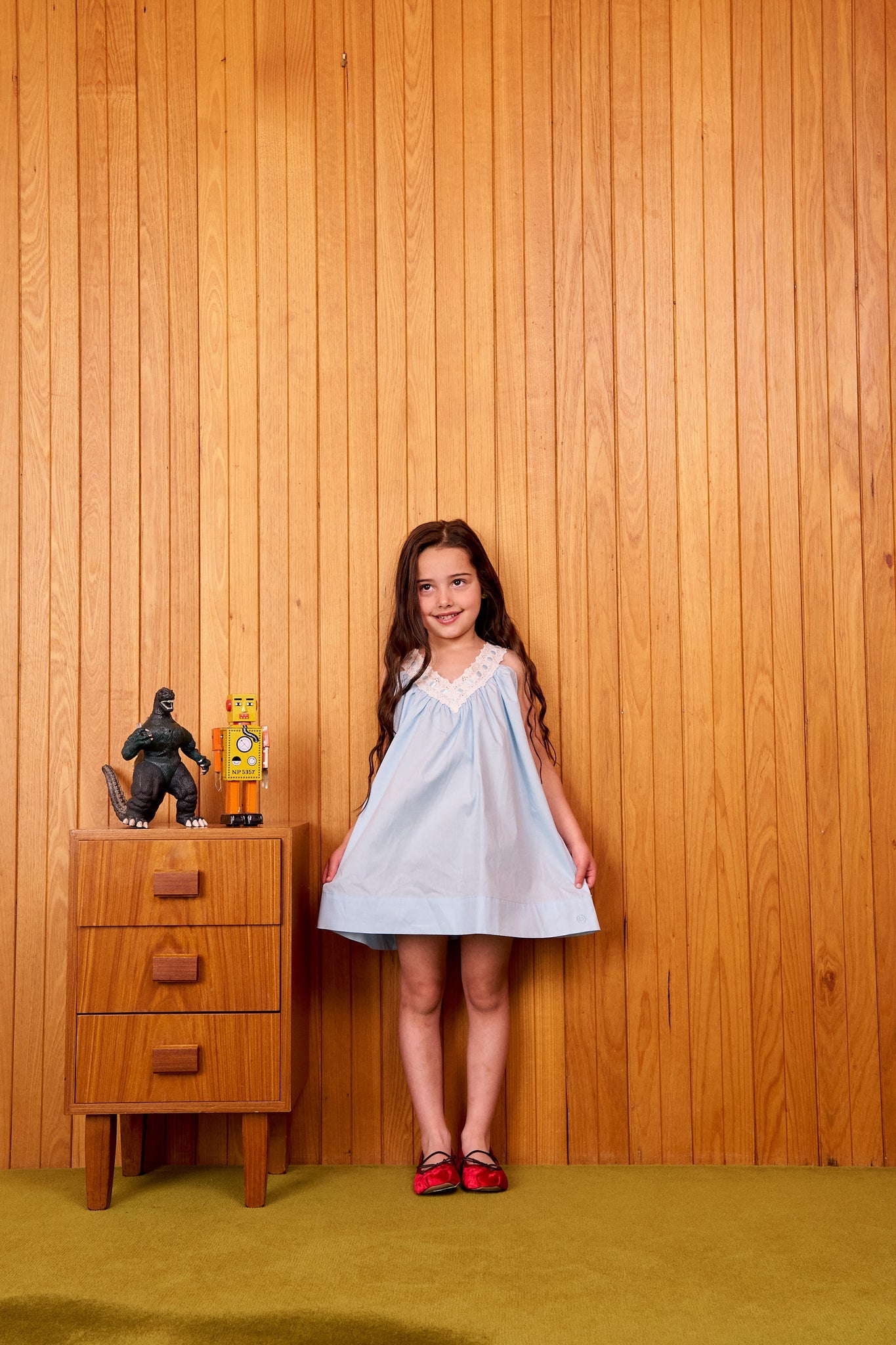cubby polly dress - float