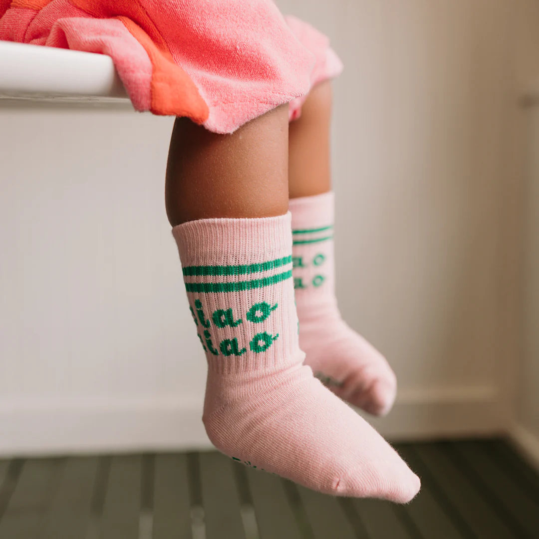golden children ciao ciao socks - pink parfait