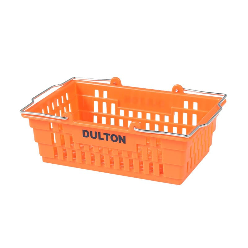 dulton mini shopping basket - orange