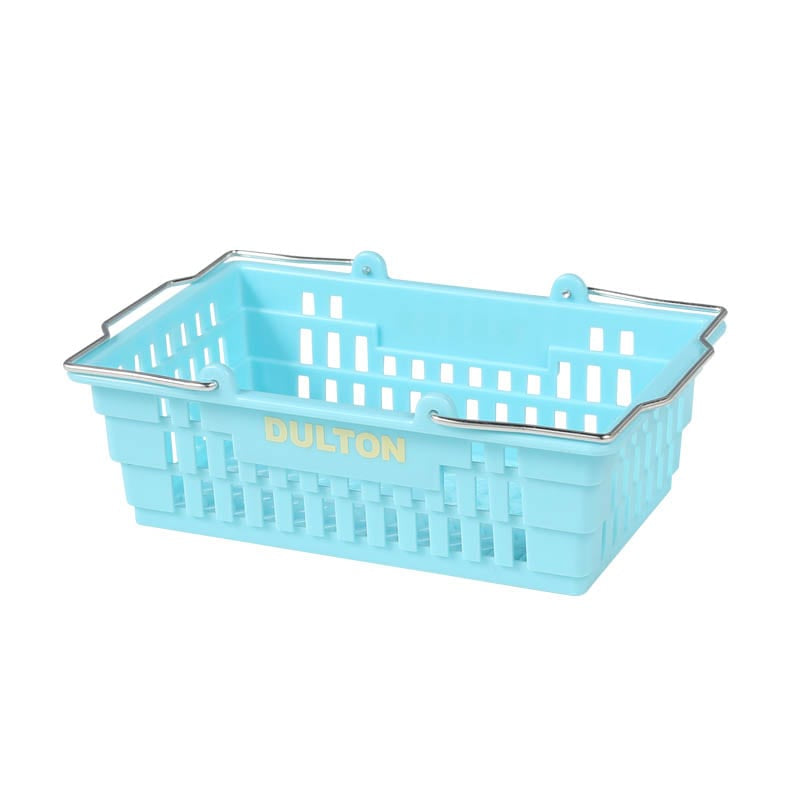 dulton mini shopping basket - light blue