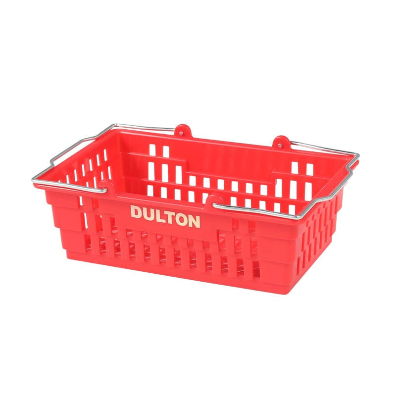 dulton mini shopping basket - red