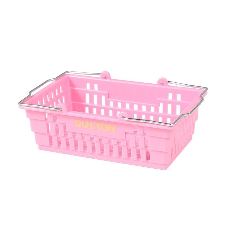 dulton mini shopping basket - pink