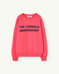 the animals observatory kids perseus sweatshirt - pink