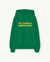 the animals observatory kids taurus sweatshirt - green