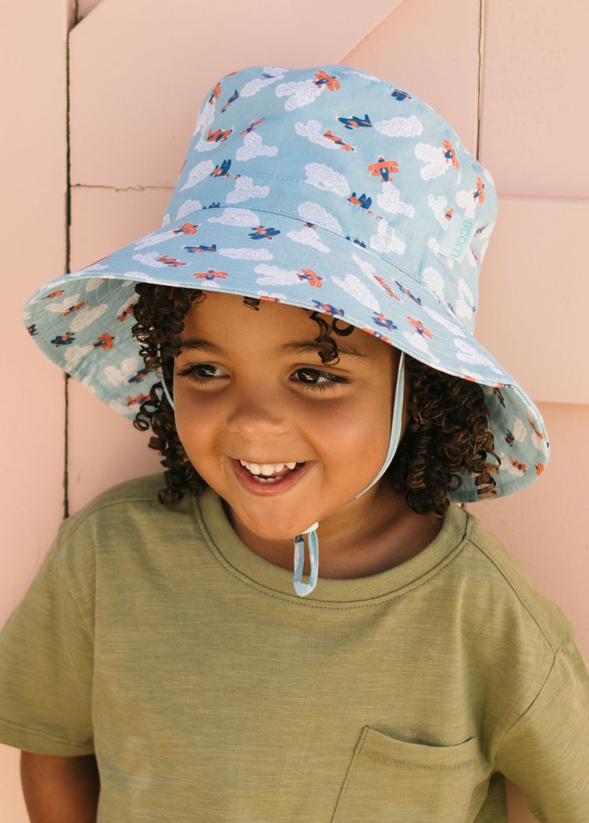 acorn kids high flyers wide brim bucket hat