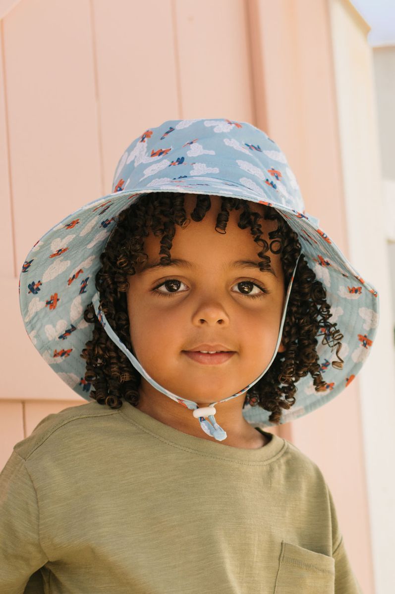 acorn kids high flyers wide brim bucket hat