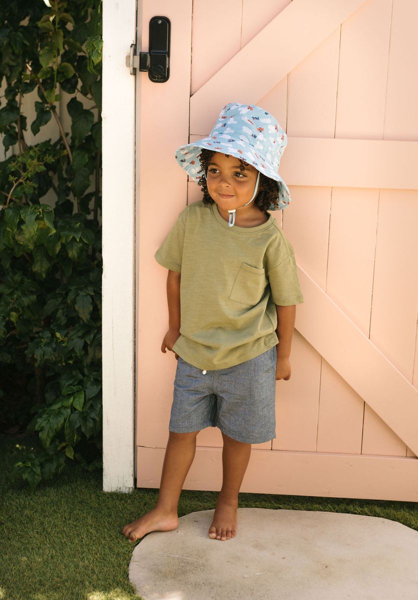acorn kids high flyers wide brim bucket hat