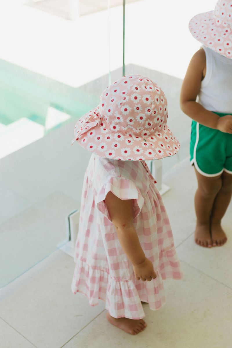 acorn kids camellia wide brim reversible sunhat