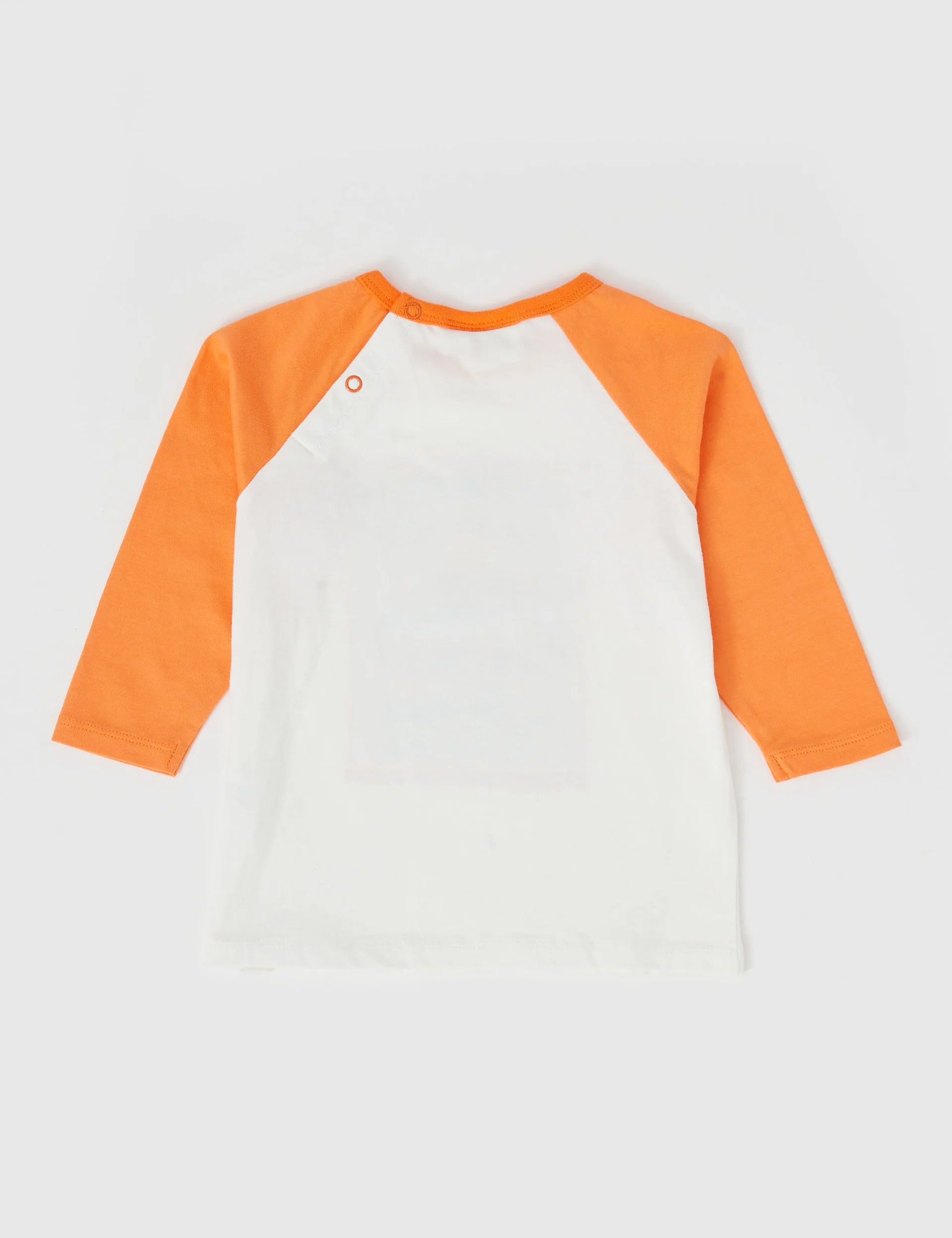 goldie + ace milkbar raglan l/s top - tangerine