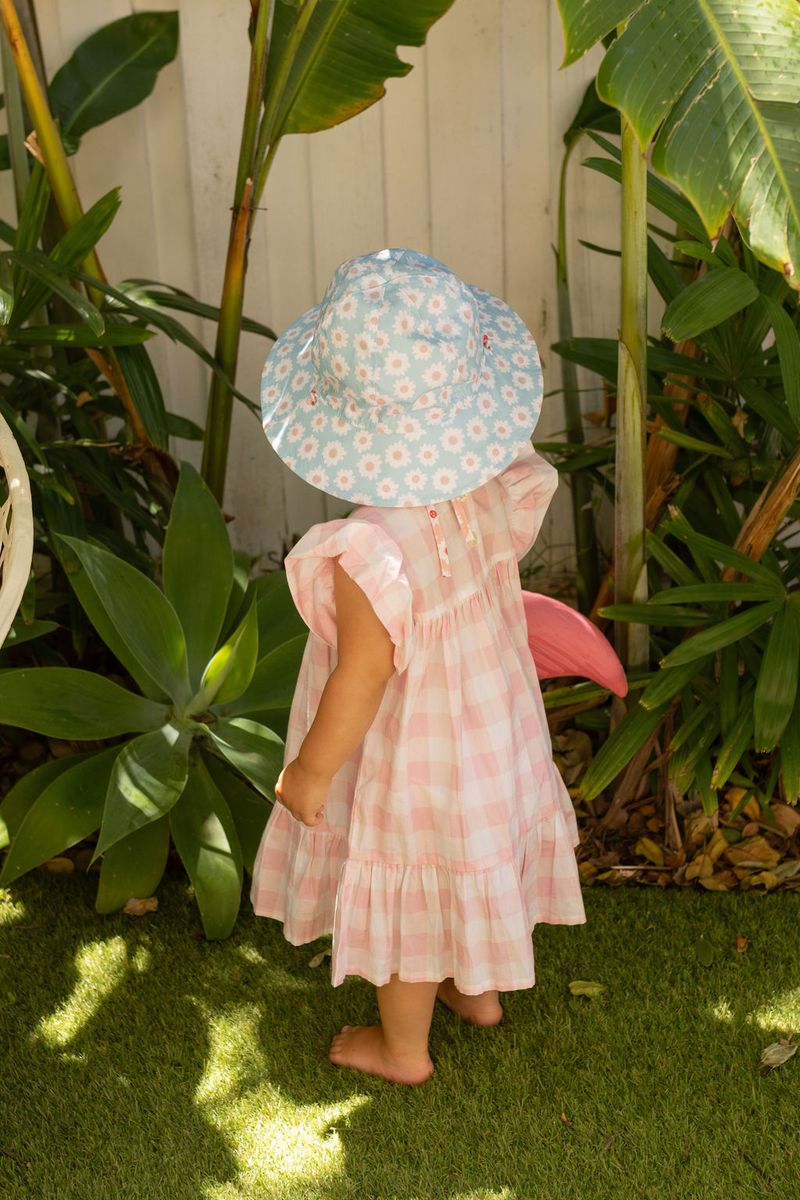 acorn kids camellia wide brim reversible sunhat