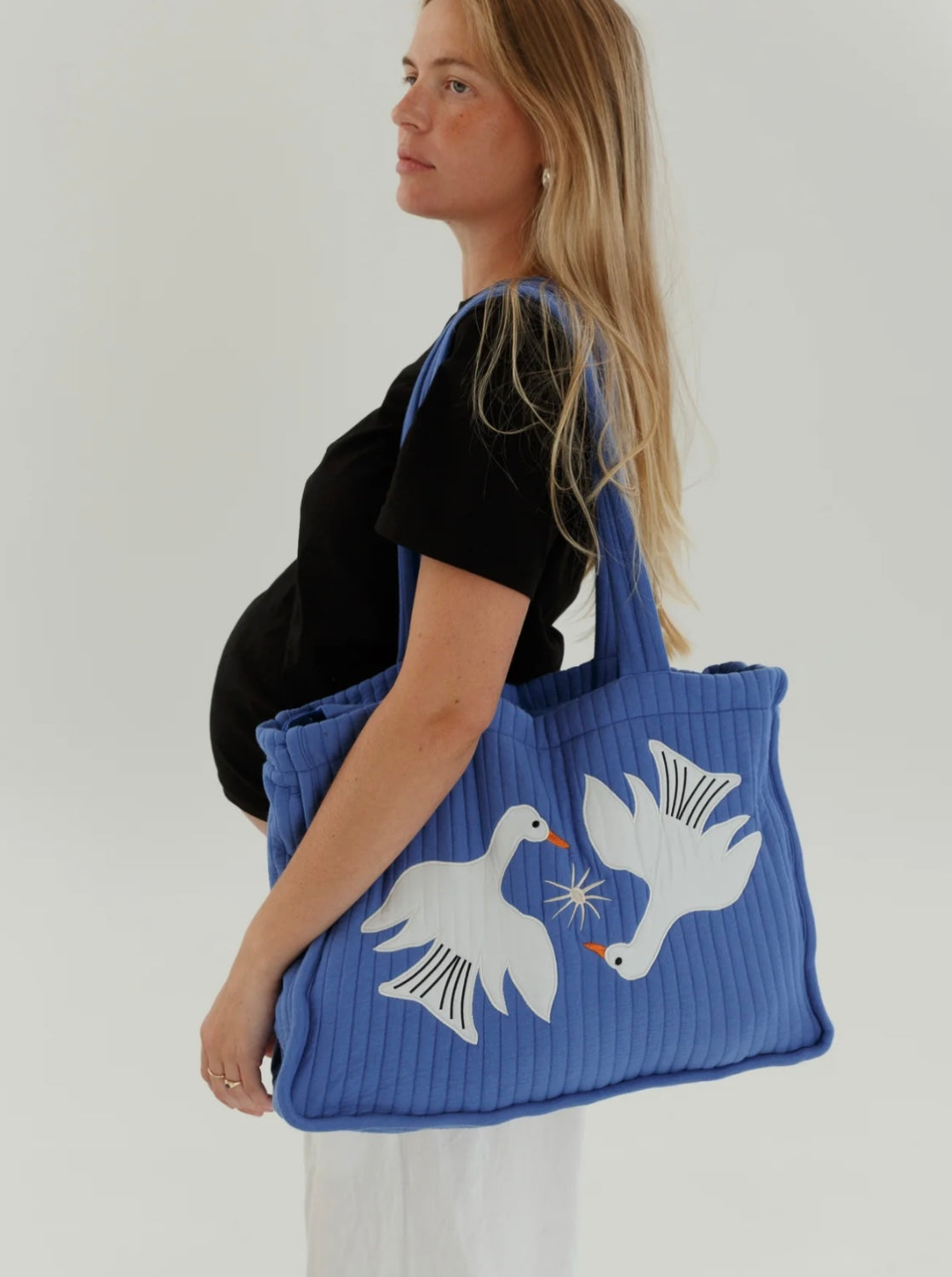 the by billie baby bag - blue