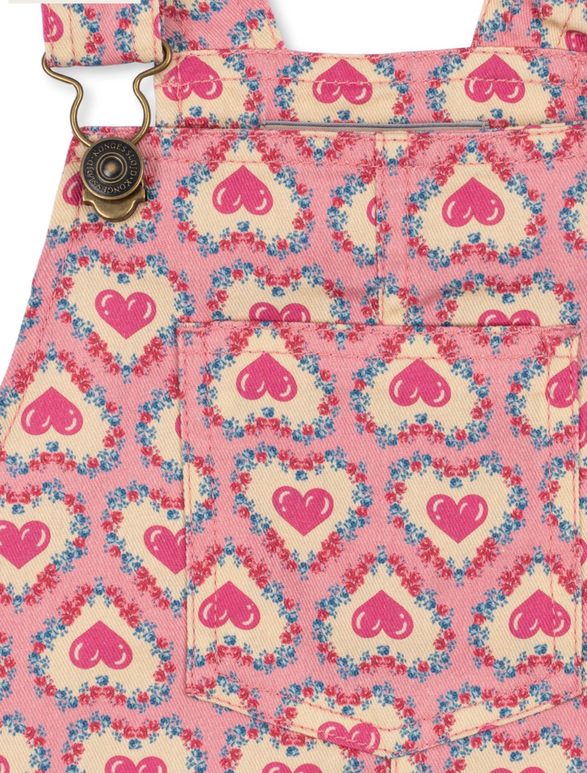 konges slojd frankie overall dress - felice rose