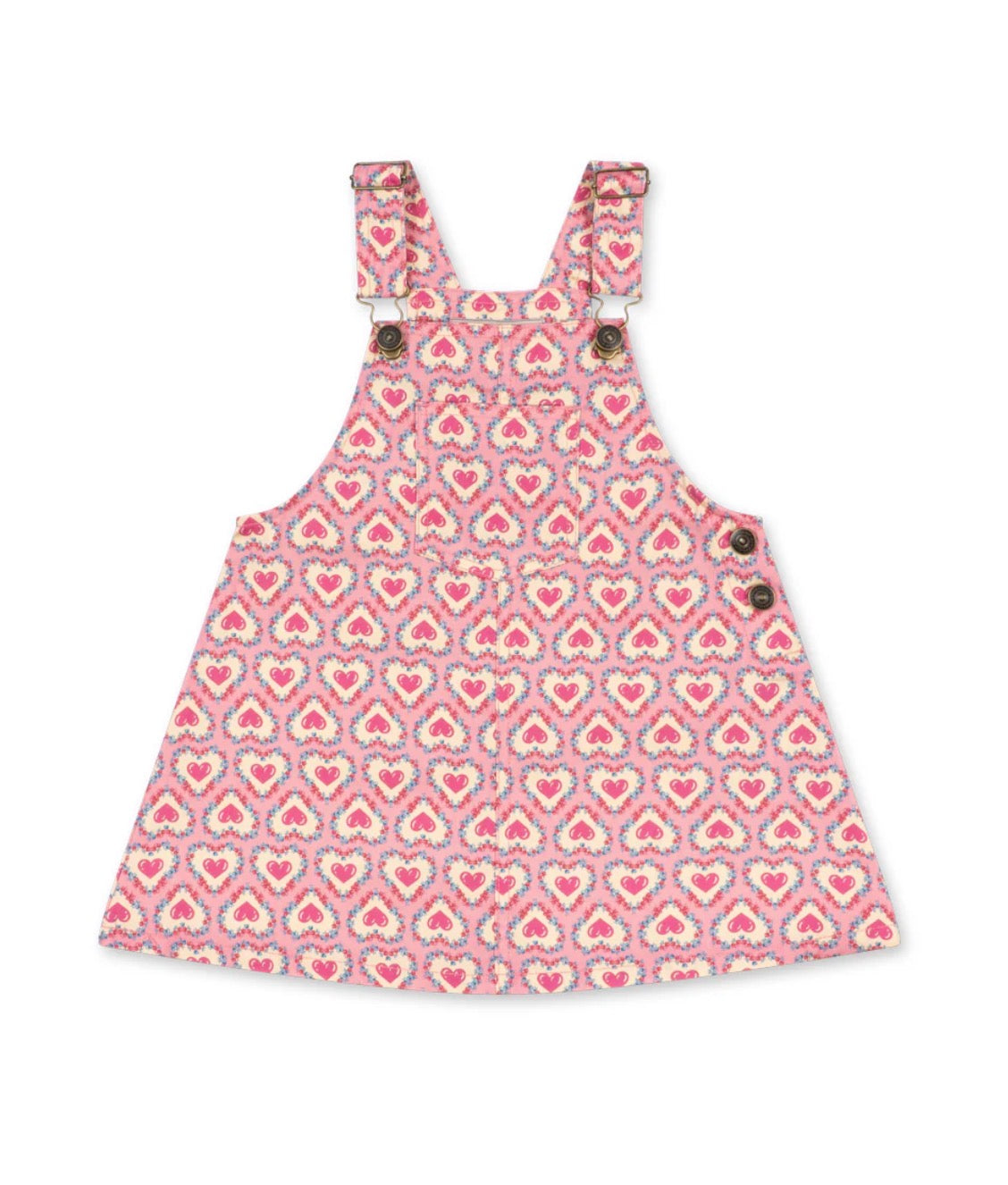 konges slojd frankie overall dress - felice rose