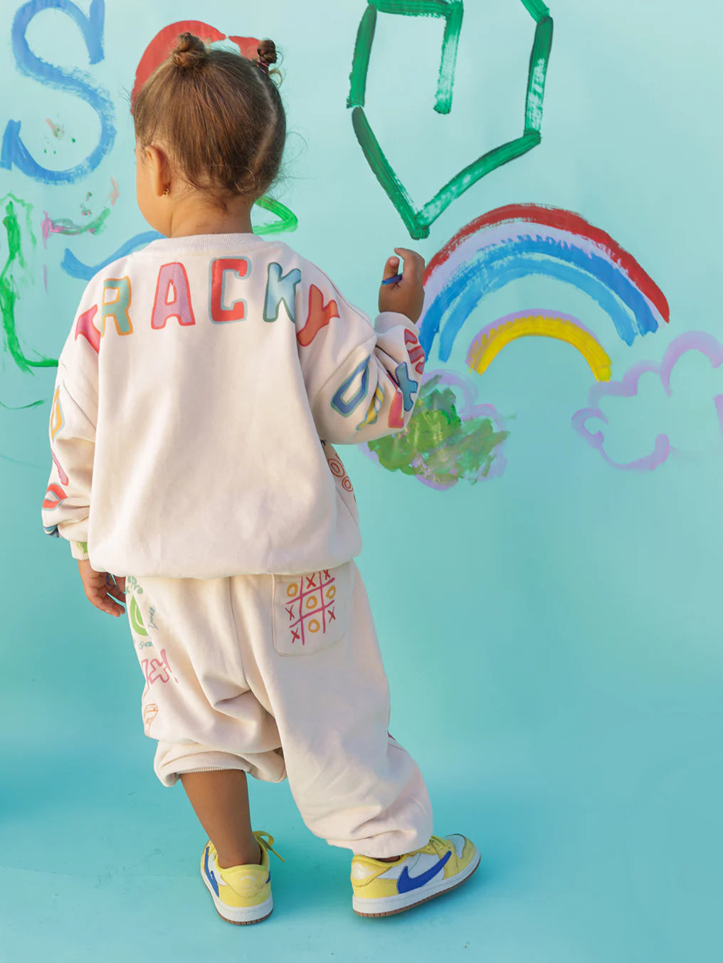 small swim club tracky dacks set - whiteboard
