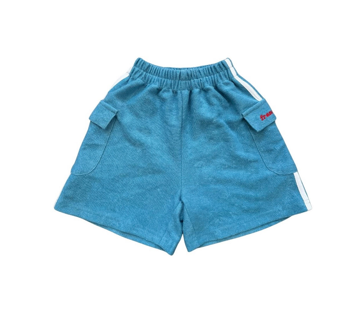 franco's dad fd blue cargo shorts