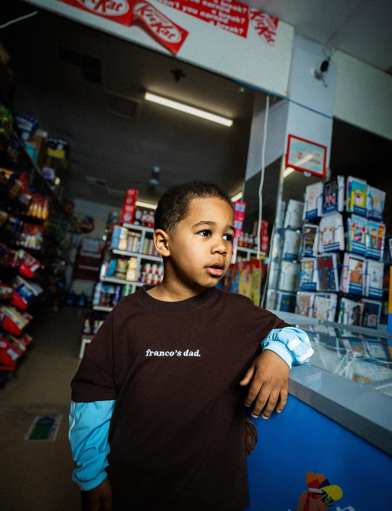 franco's dad lenny double layer ls tee