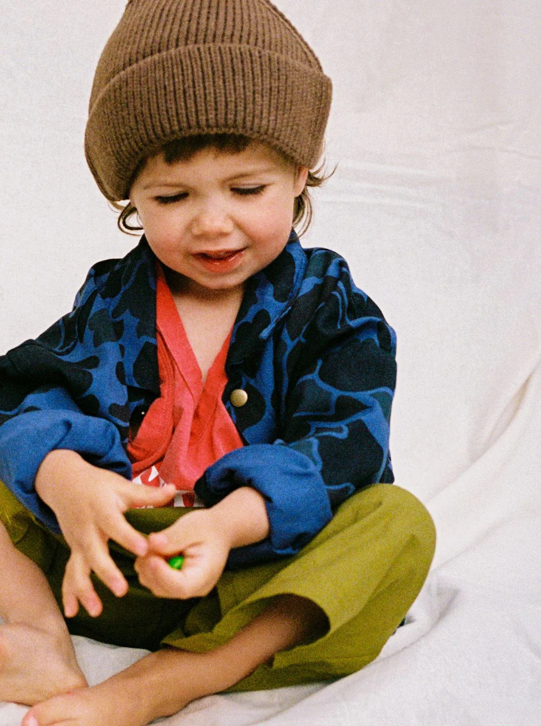 ziggy zaza troop drill jacket - blue camo