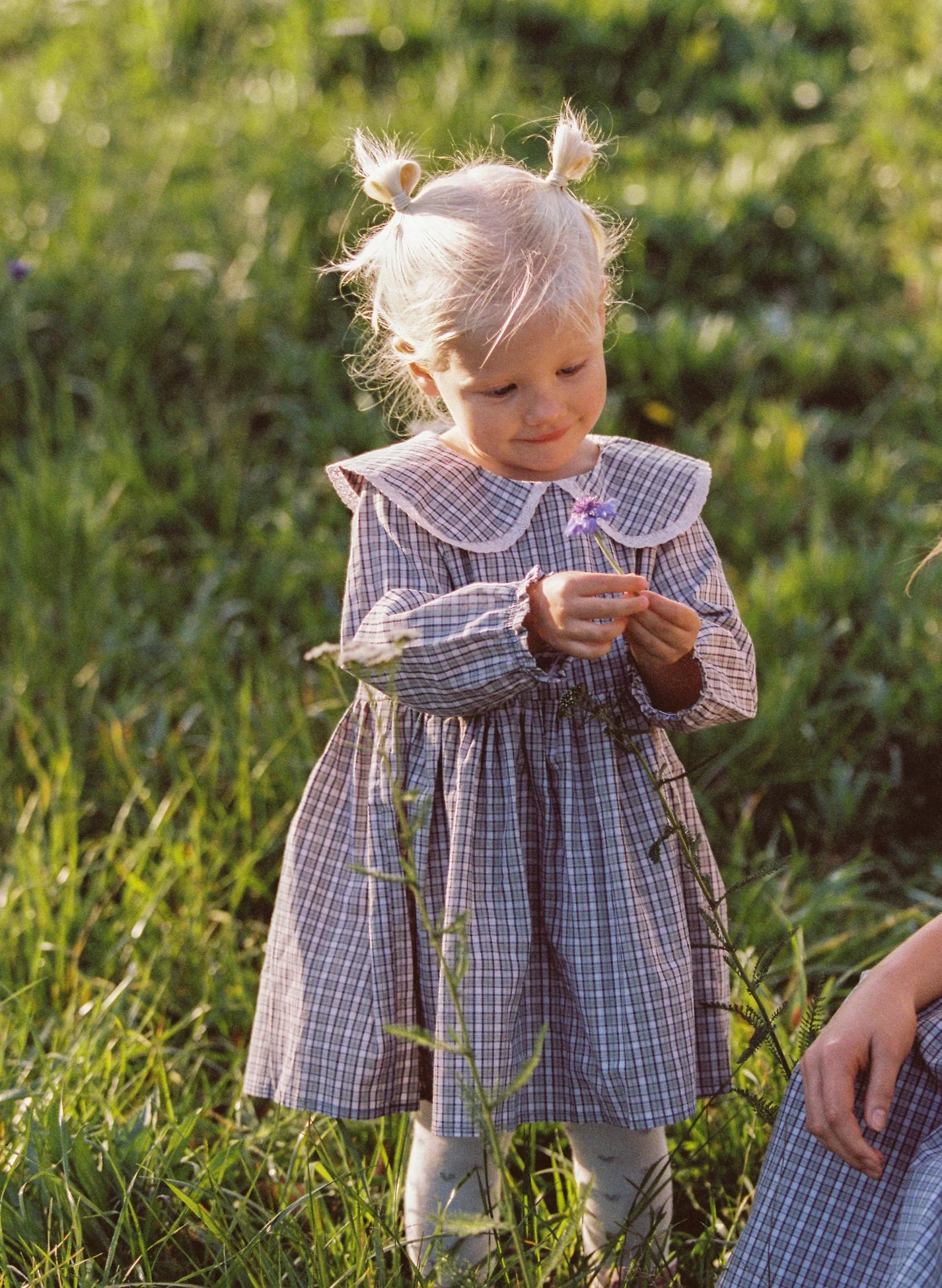 juni jnr celine dress - check