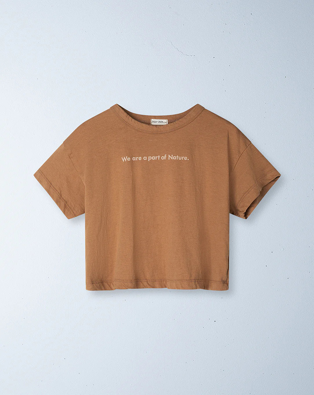 ziggy zaza we are part of nature tee - caramel - pre order