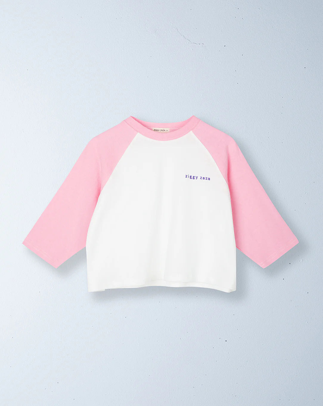 ziggy zaza echo long sleeve tee - peony pink - pre order