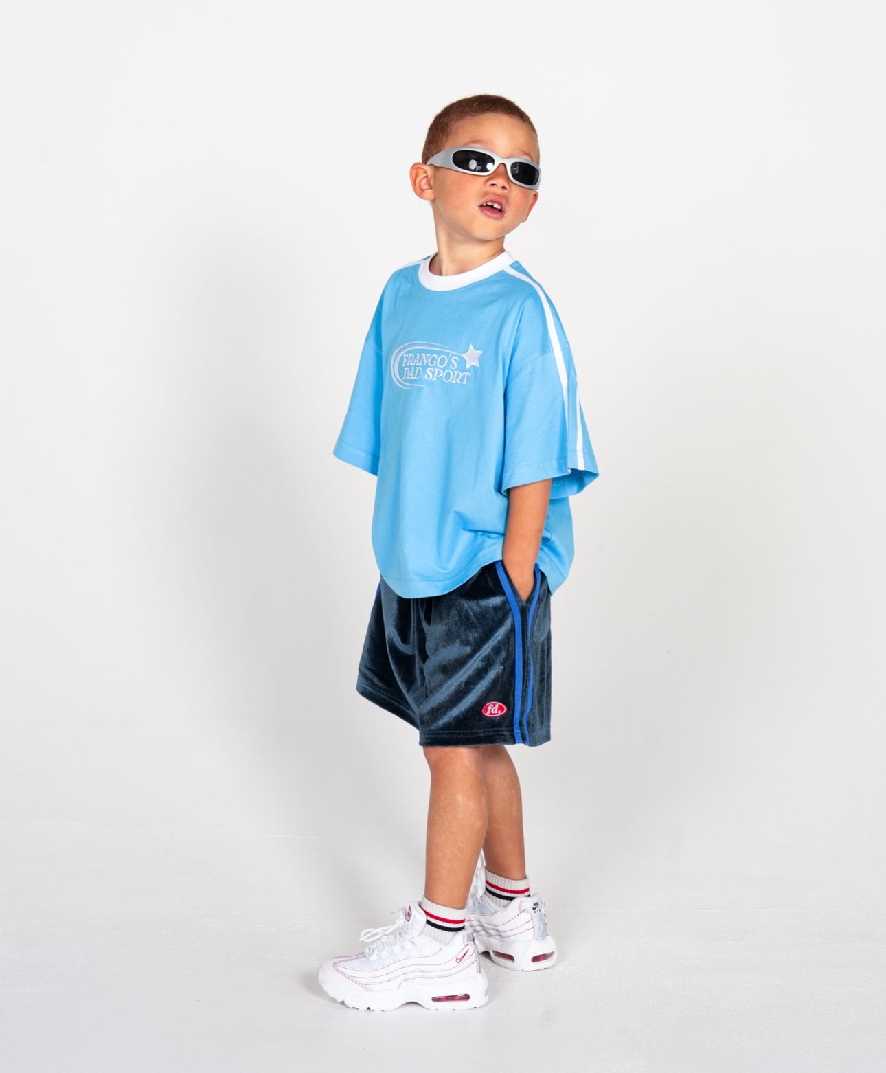 franco's dad blue sports tee
