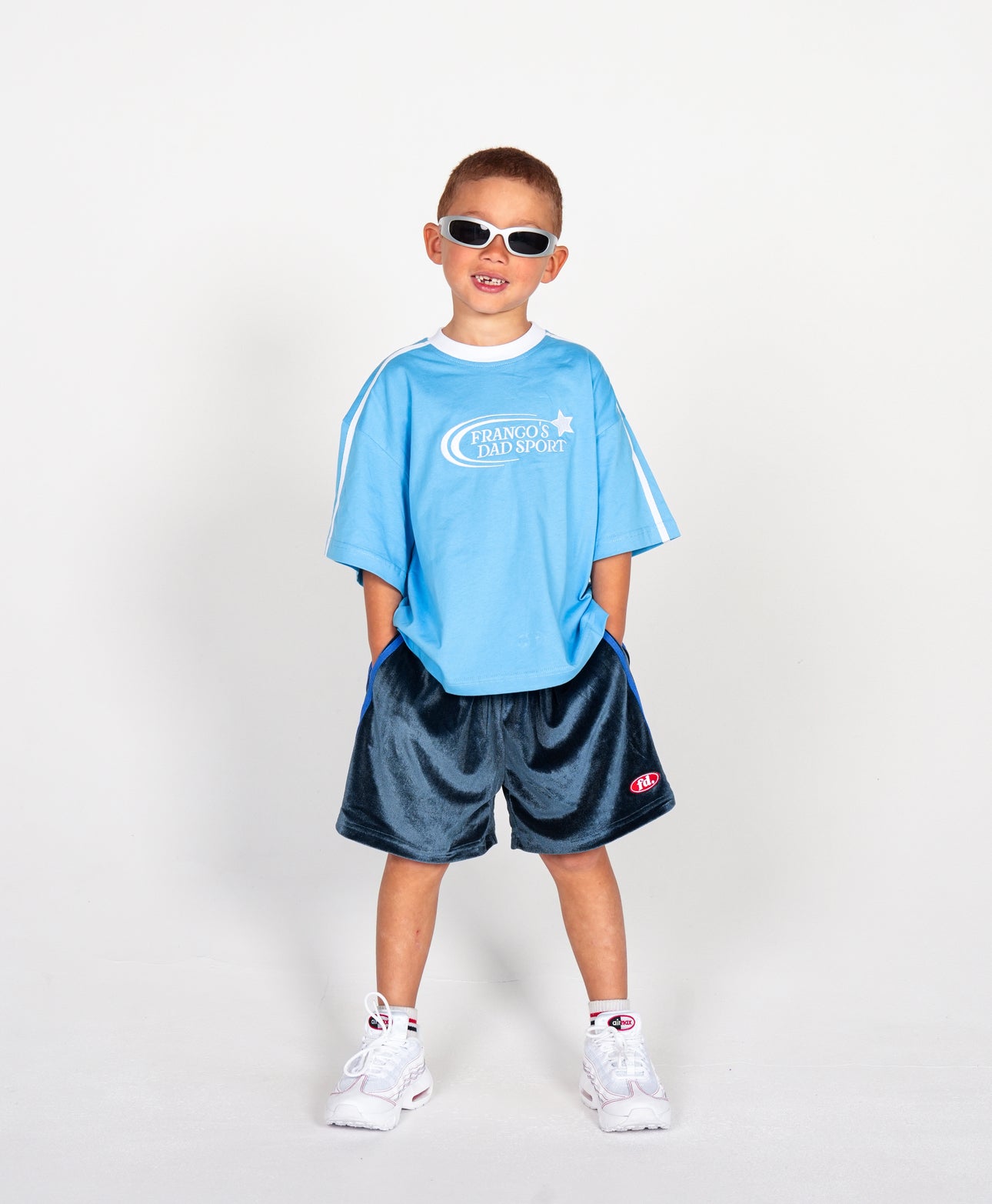 franco's dad blue sports tee