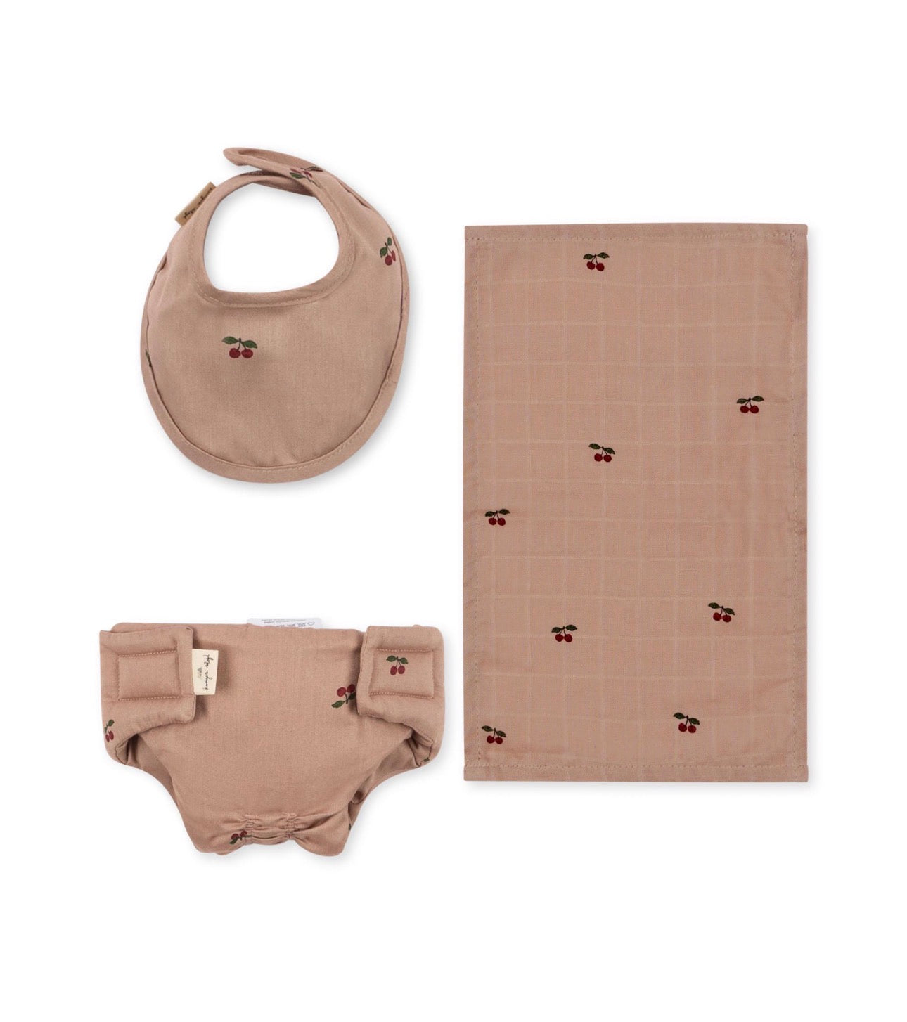 konges slojd doll nursery set - cherry blush
