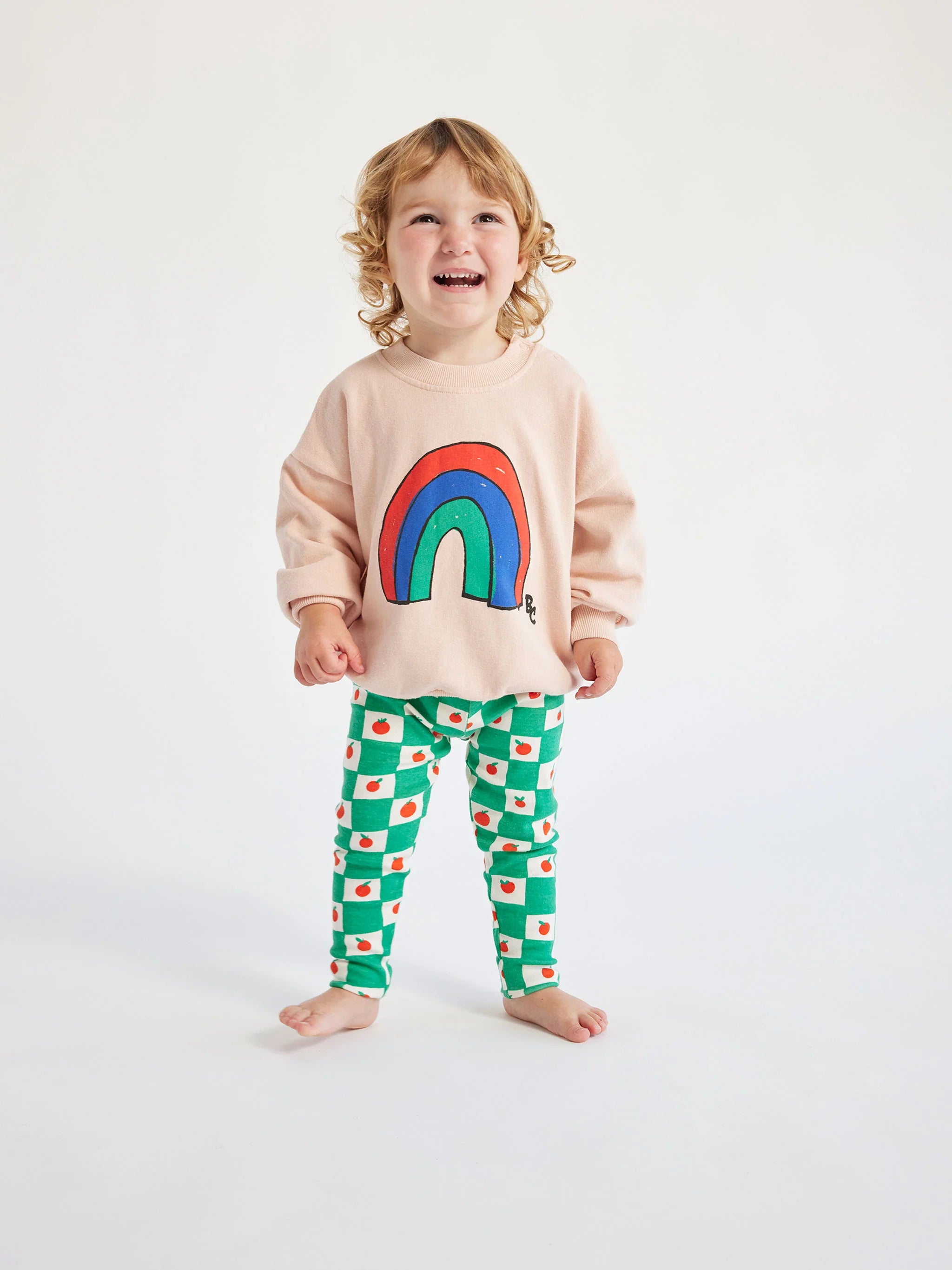 bobo choses baby rainbow sweatshirt