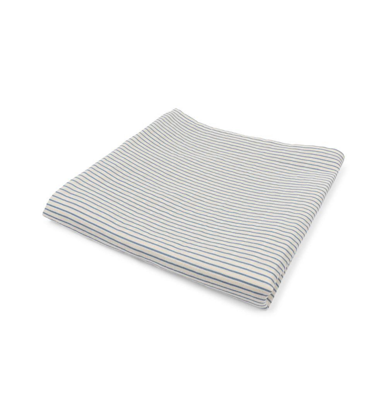konges slojd big muslin swaddle - stripe bluie
