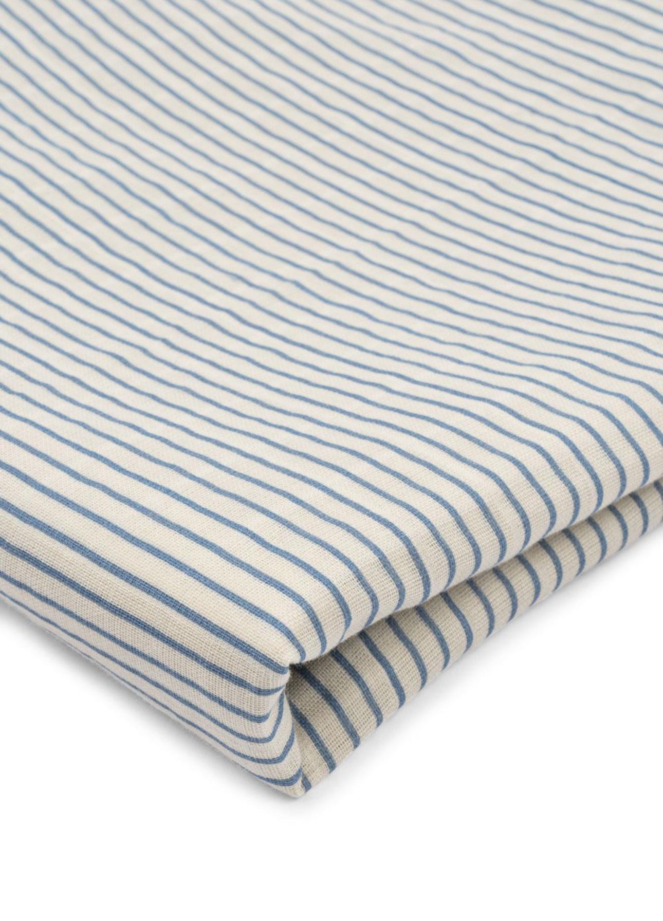 konges slojd big muslin swaddle - stripe bluie