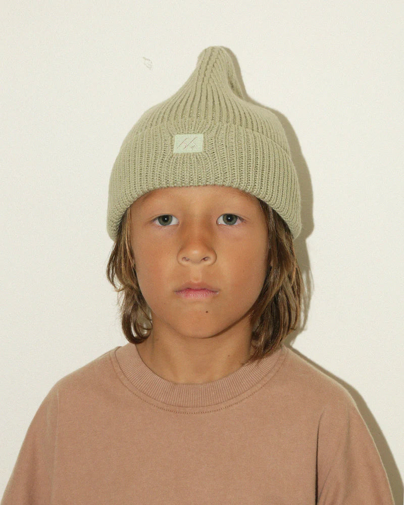 summer and storm point beanie - moss green - pre order