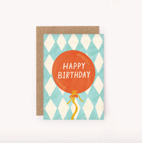 lauren sissons mini birthday card - balloon