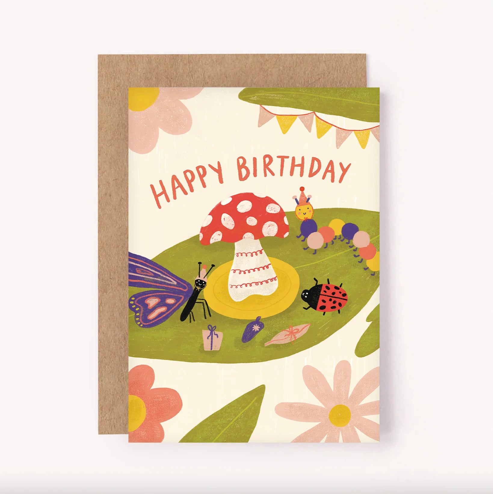 lauren sissons birthday card - bug party