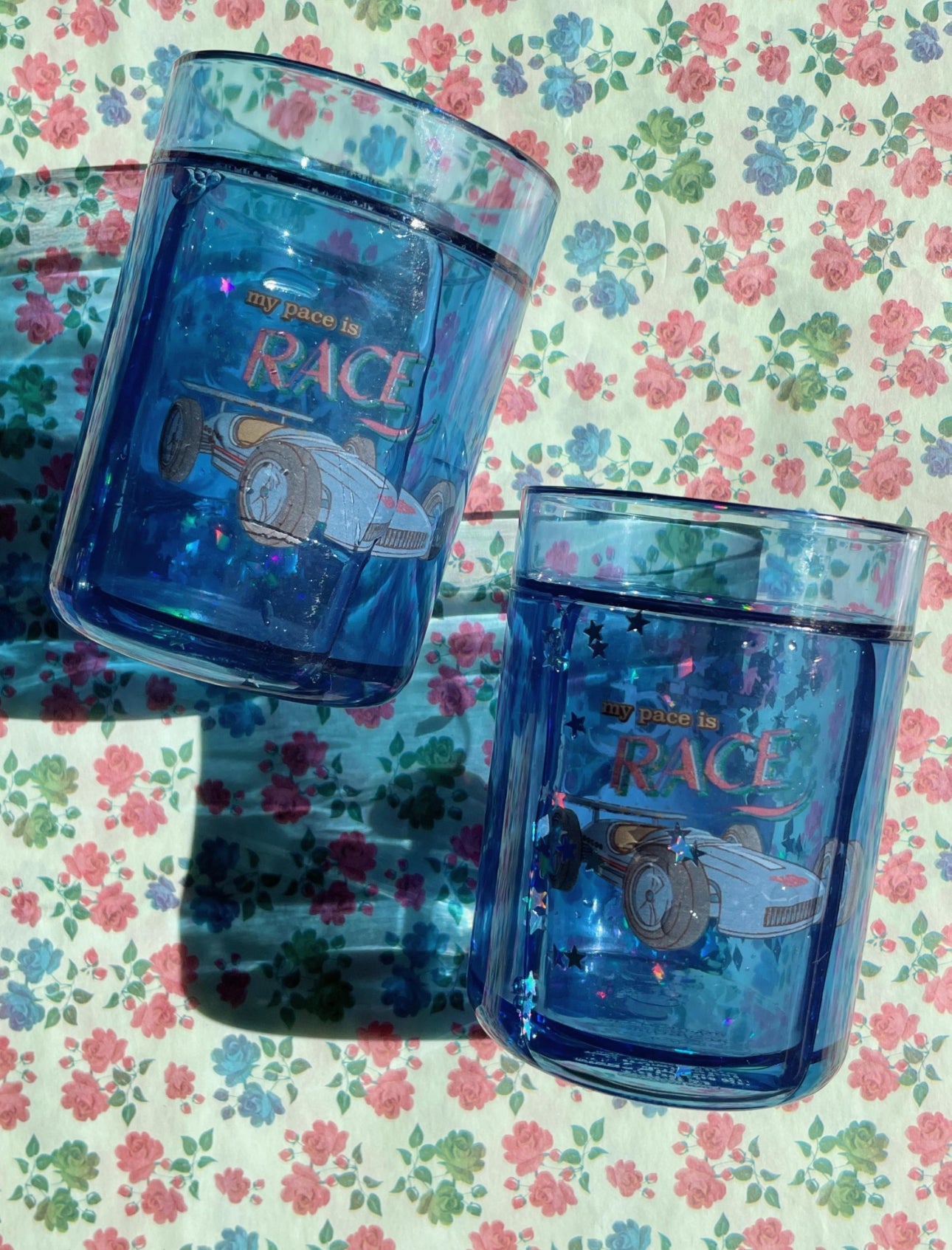 konges slojd 2 pack glitter cups - race