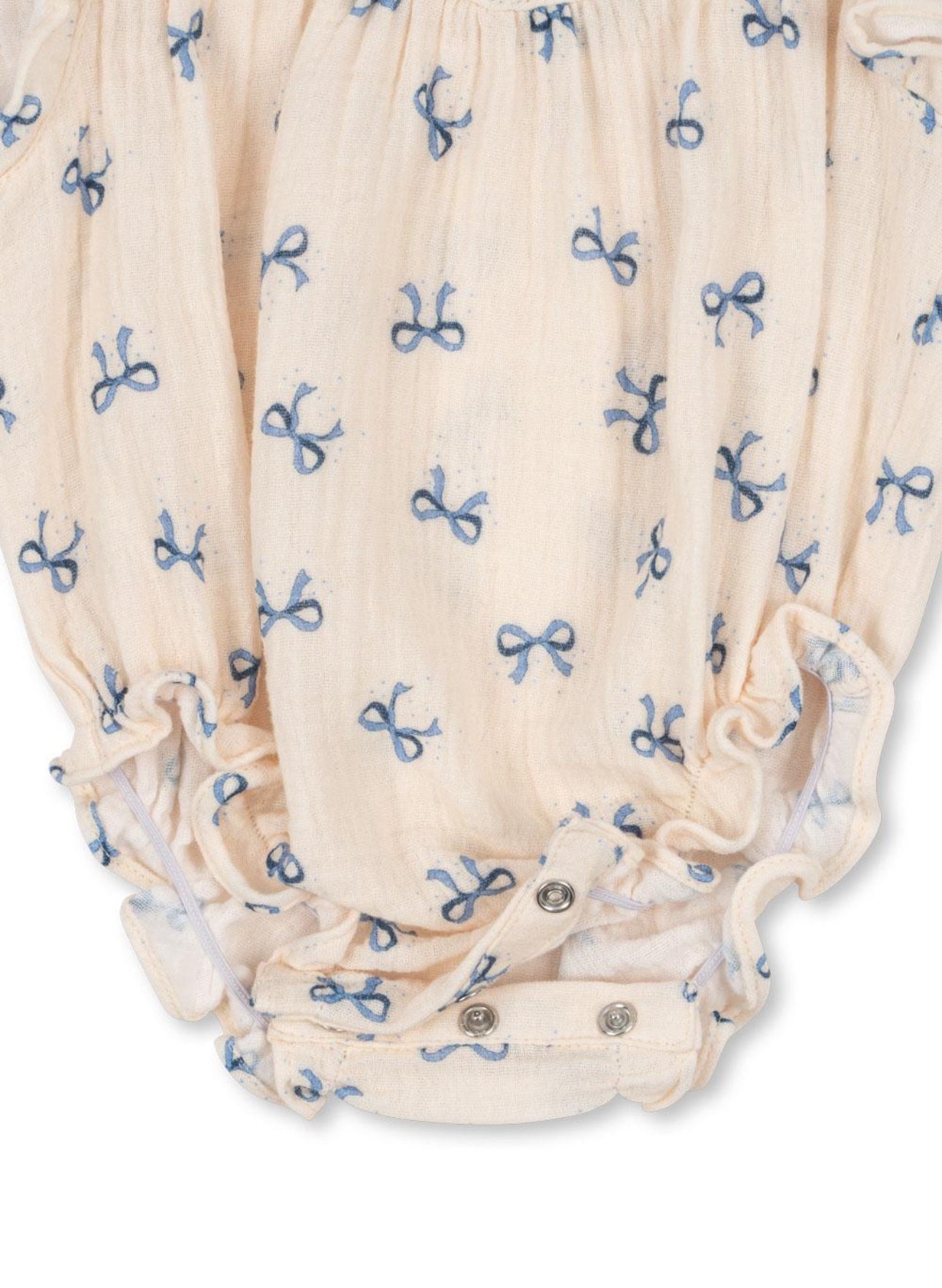 konges slojd  coco romper gots - bow bleu
