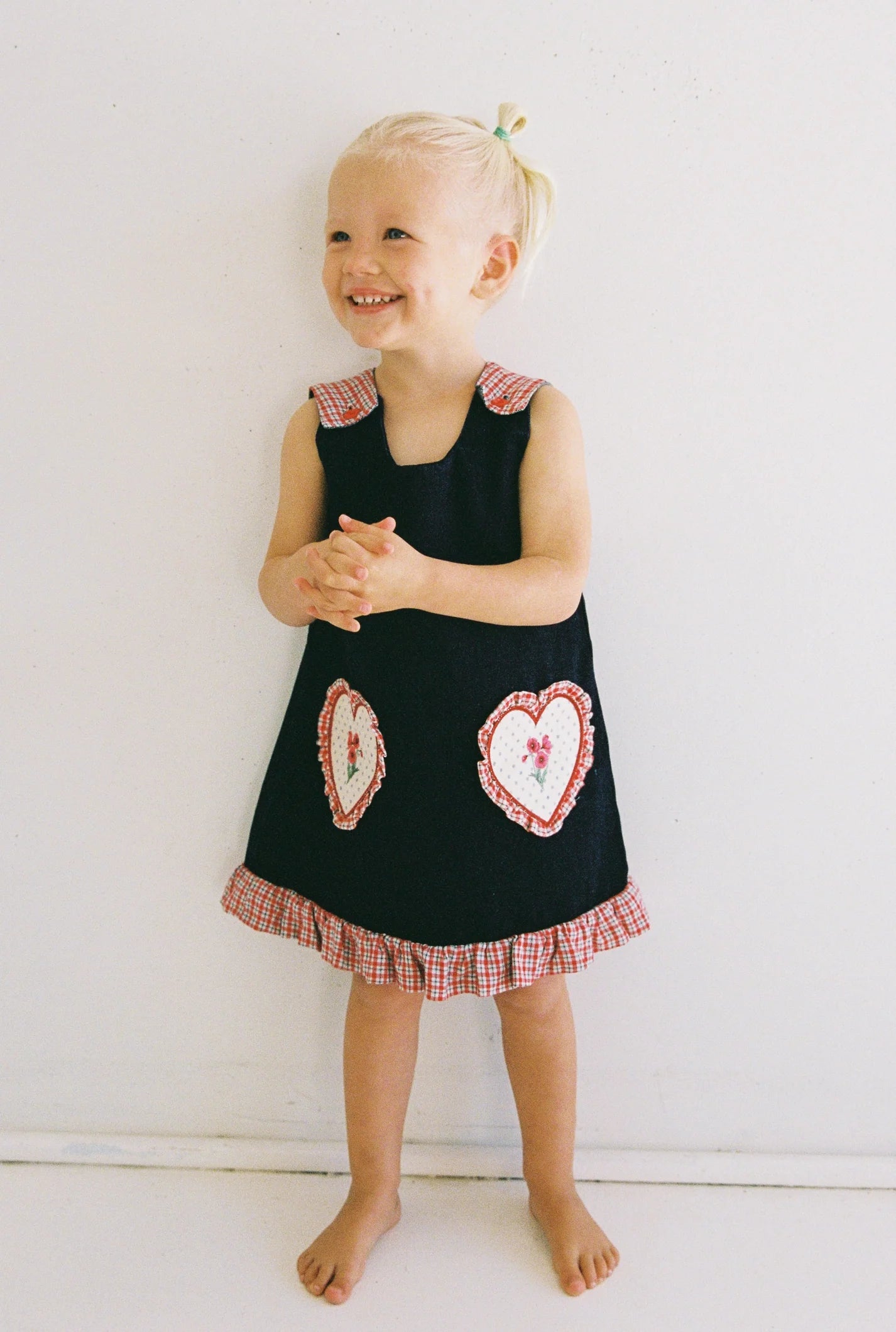 juni jnr polly dress - indigo