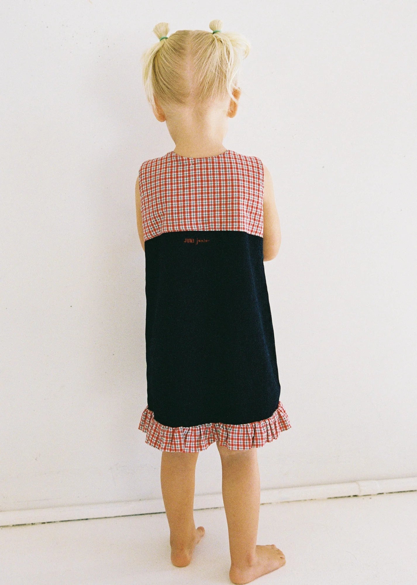 juni jnr polly dress - indigo
