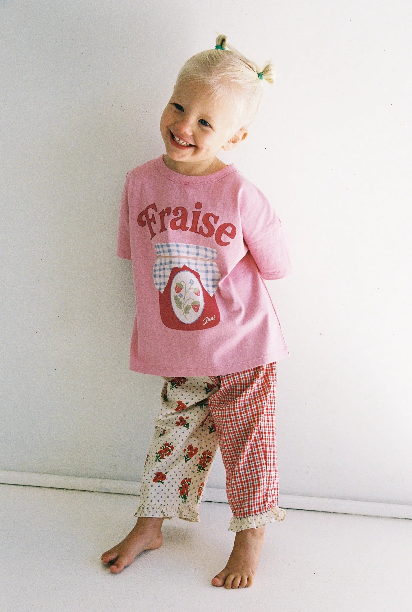 juni jnr fraise tee - pink