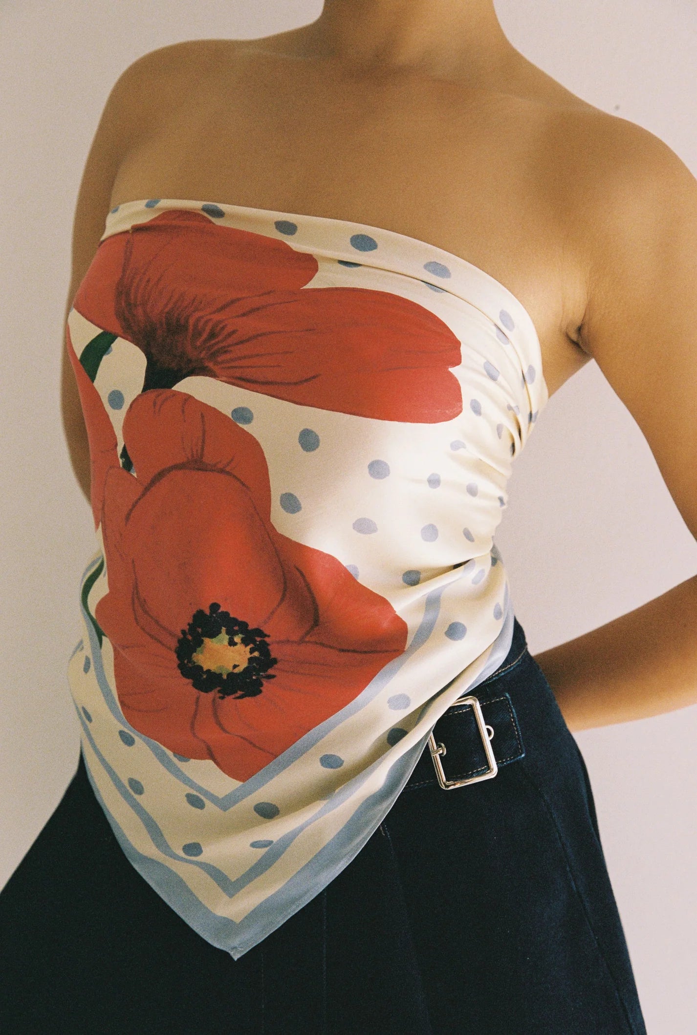 juni women's poppy scarf