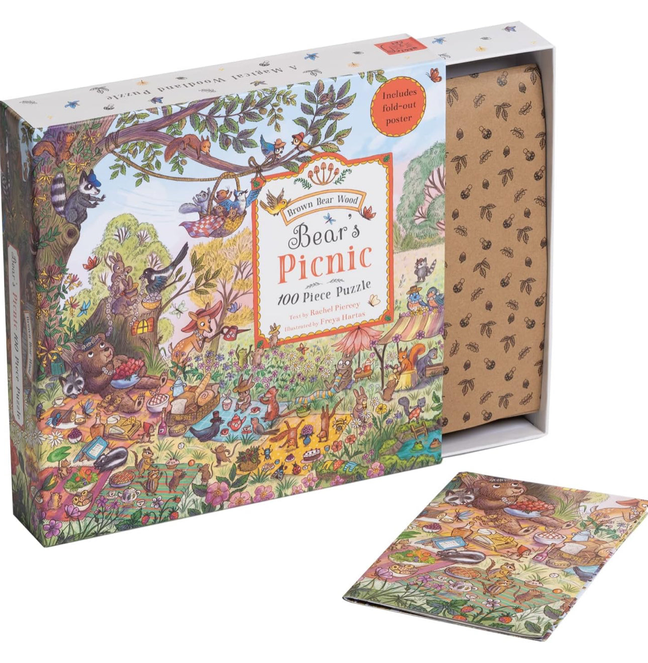 bear's picnic puzzle : a magical woodland (100 piece puzzle)