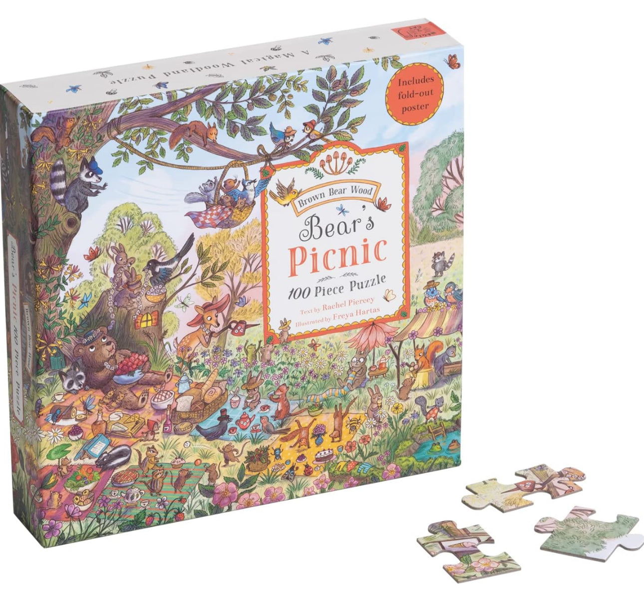 bear's picnic puzzle : a magical woodland (100 piece puzzle)